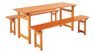 Das Foto zeigt die Designgarnitur Rustica in der Farbe braun.