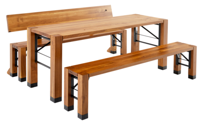 Designgarnitur Lago auf transparentem Hintergrund.