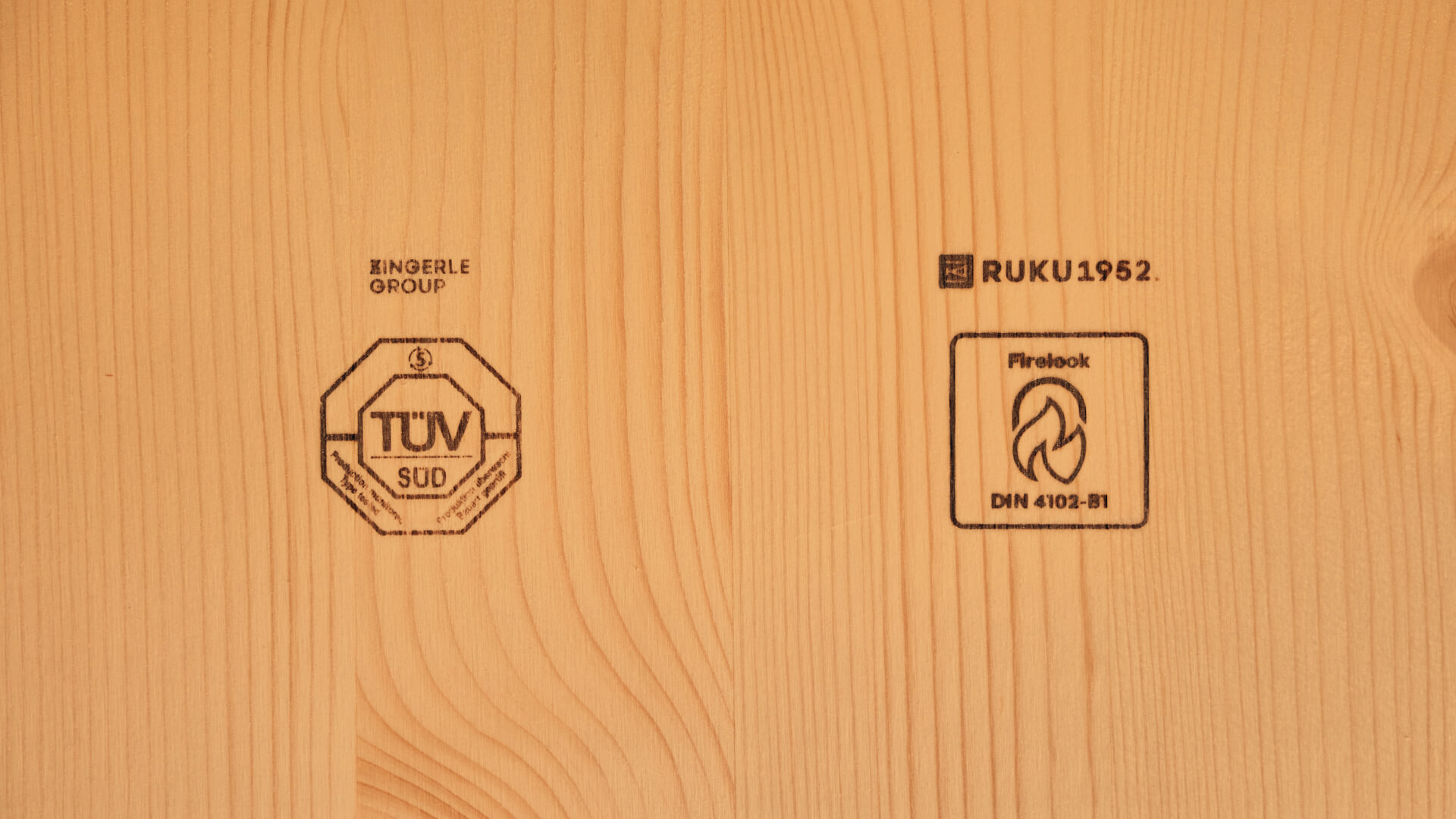Branding TÜV certification of the beer garden table sets The technical testing organization regularly certifies our products, which is why the stamp is burned on the bottom of the bench.
