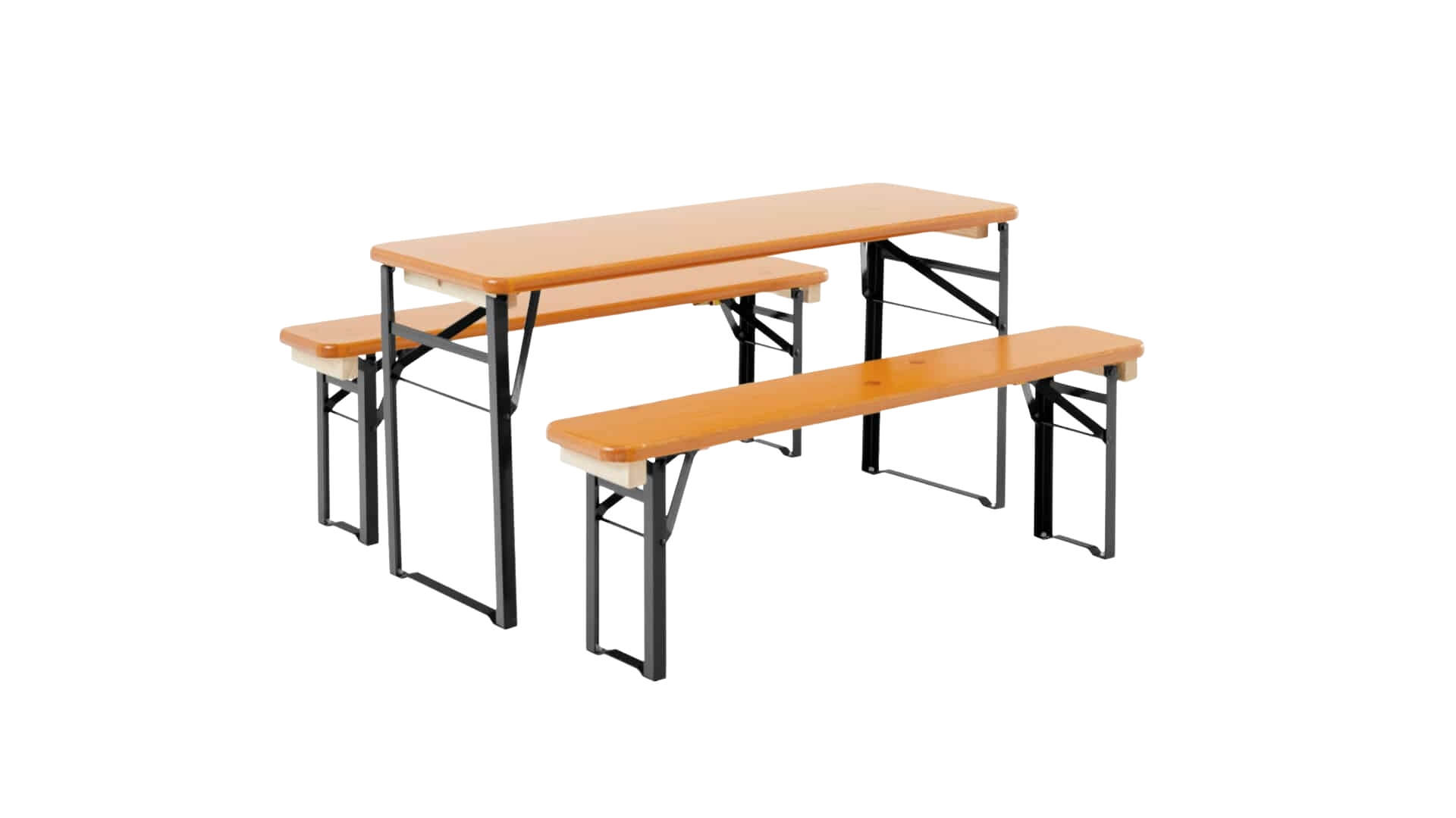 The small beer garden table sets Bambini in the color pine.