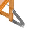 Der Kippschutz der Designgarnitur Rustica mit Lehnebeugt einem Umkippen der Bierbank vor.